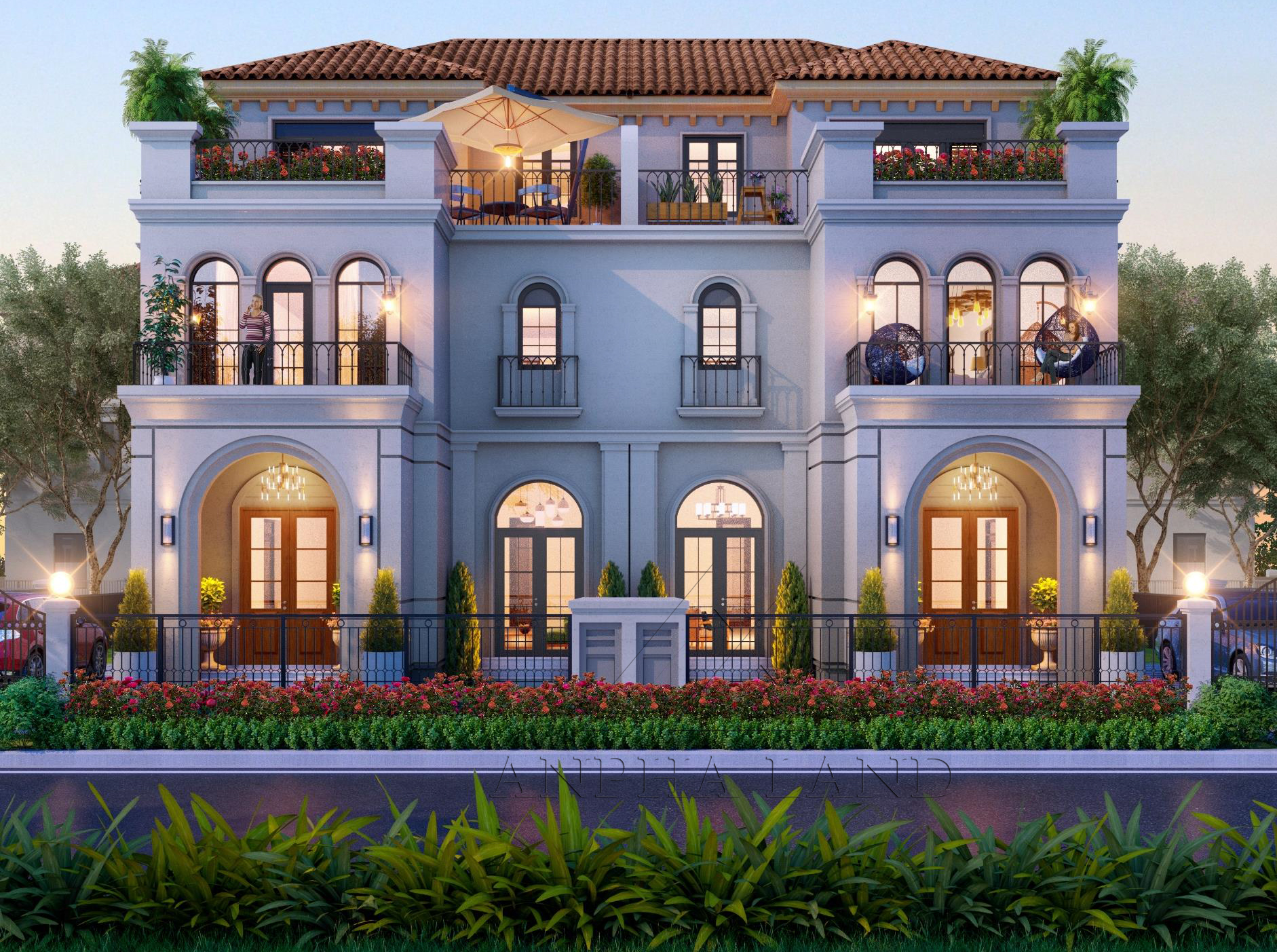 Chuyển nhượng biệt thự song lập 12x19.5m Aqua City