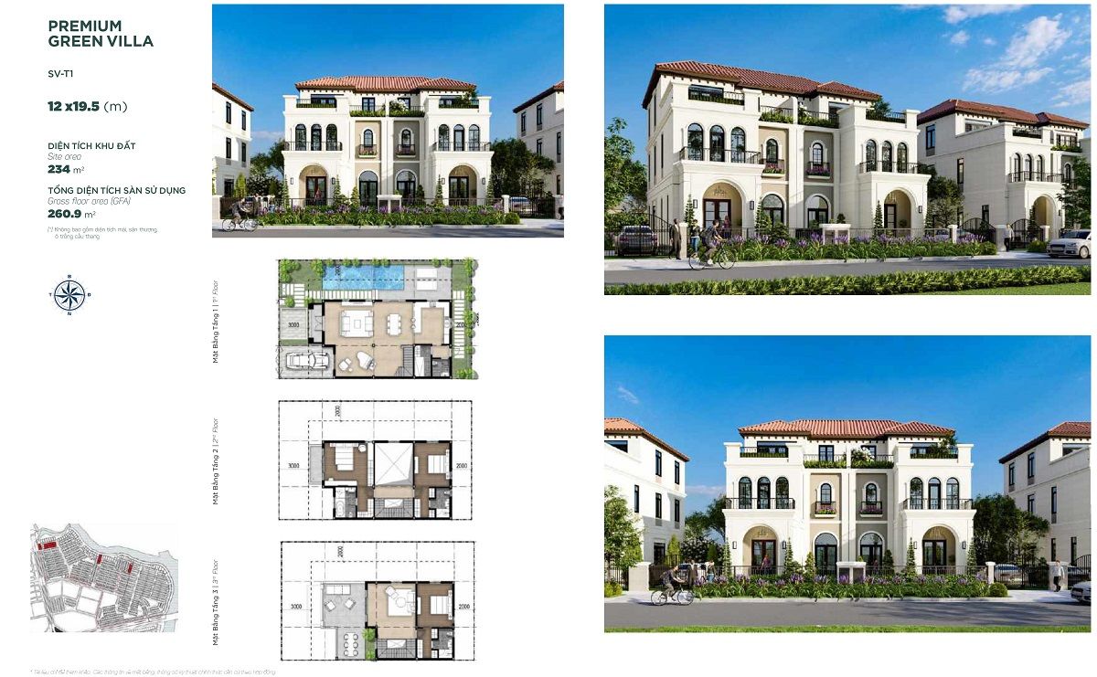 Chuyển nhượng biệt thự song lập 12x19.5m Aqua City - Ảnh 2