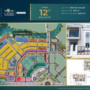 Thông tin chi tiết căn biệt thự song lập Aqua City