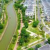 Hướng view sông biệt thự aqua city
