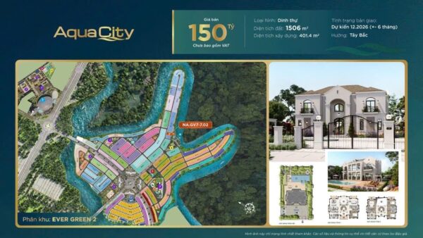 dinh thự chuyển nhượng aqua city