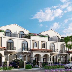 Phối cảnh mẫu nhà phô 7x19.5 River Park 2 - Aqua City