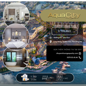 Mẫu thiết kế nội thất nhà phố river park 2, aqua city