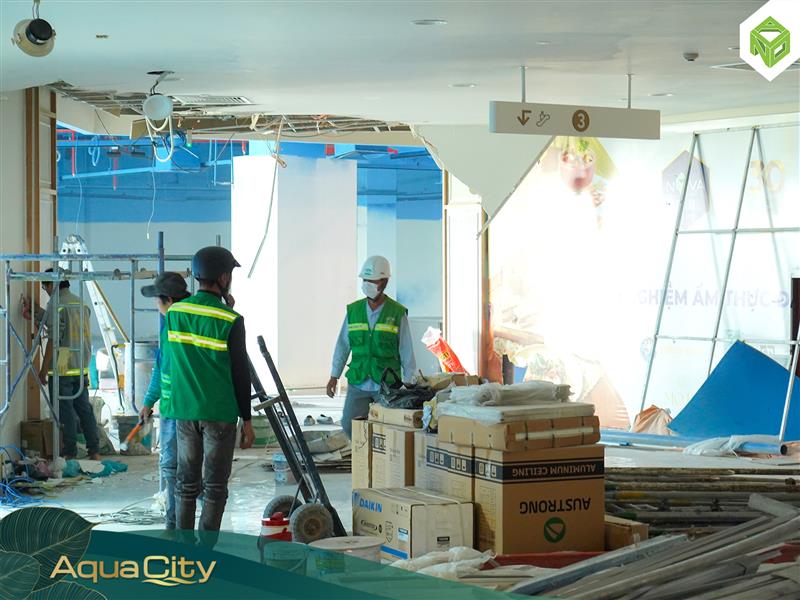 Tiến độ thi công tăng tốc tại Aqua City hơn 1,000 căn đã bàn giao 