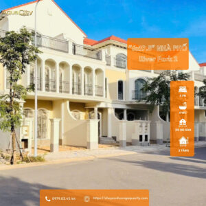 Nhà phố 117m2 thiết kế 3 tầng thông minh – River Park 2 (The Valencia), Aqua City