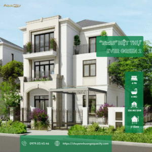 Biệt thự đơn lập 15x25, phân khu The Stella, Aqua City