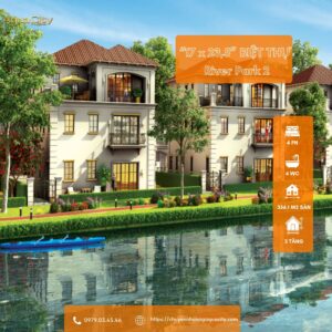 Biệt thự view sông tuyệt đẹp giá tốt, diện tích độc đáo tại River Park 2 (Valencia), Aqua City