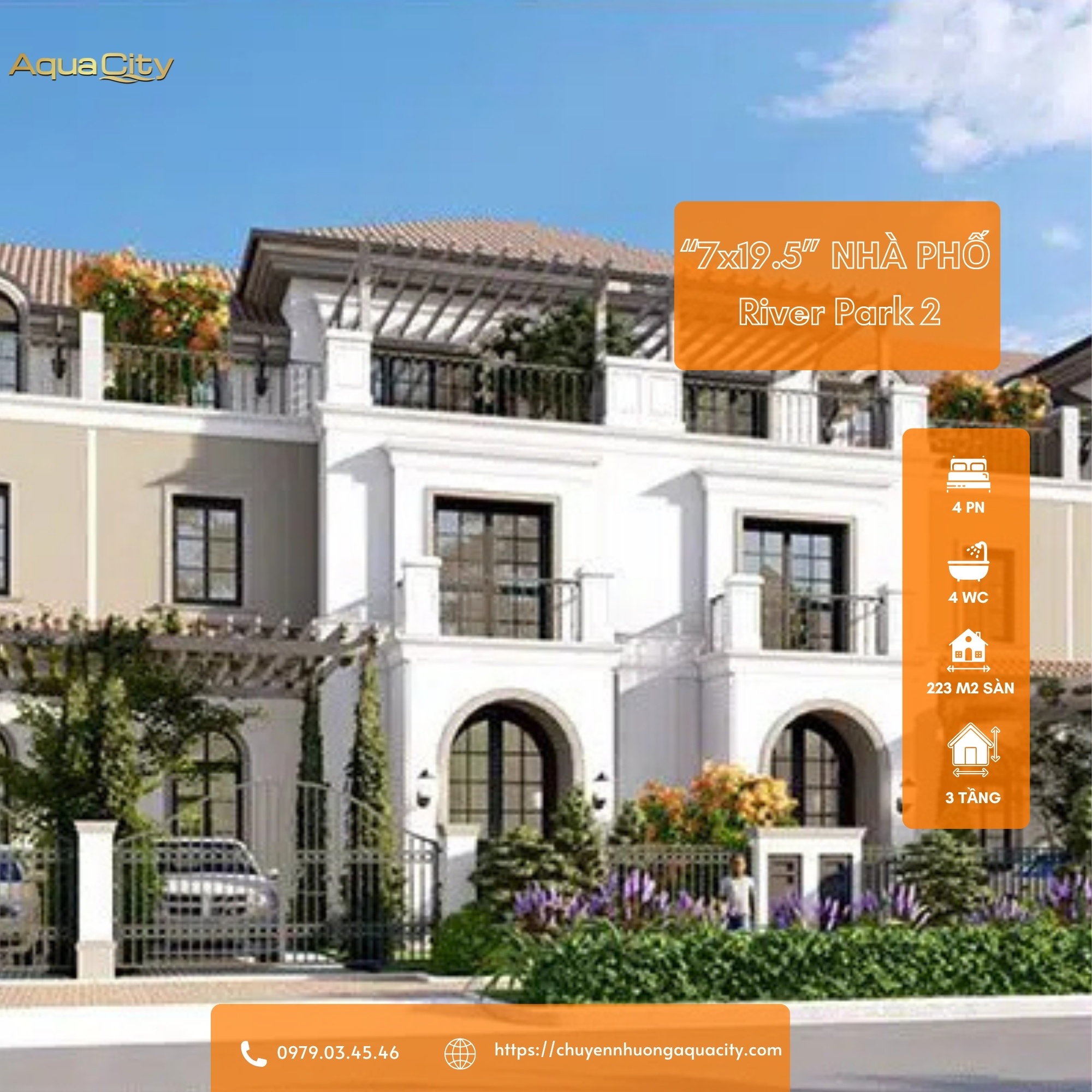 Giá tốt cho căn nhà phố tại River Park 2 (The Valencia), Aqua City