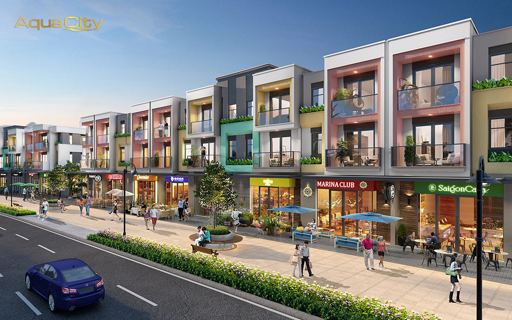 Shophouse 6x20 Sun Harbor 2, Aqua City - Vị trí khỏi chê, nhìn là muốn xuống tiền