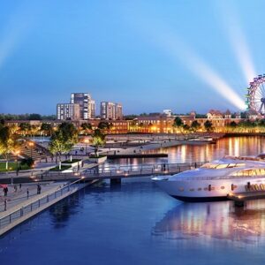 Phối cảnh bên du thuyền tại Aqua City