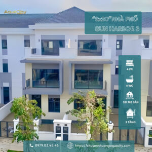 Nhà phố đường 19m khu Elite 1, Sun Harbor 3, Aqua City