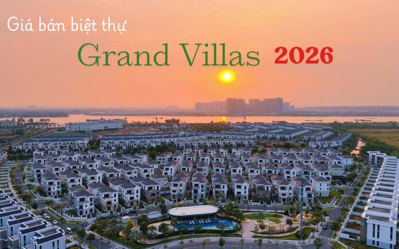 Bảng giá biệt thự ở khu Compound tại Aqua City