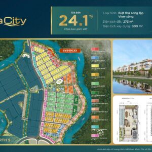 Bán biệt thự song lập khu Phoenix North 5, Aqua City