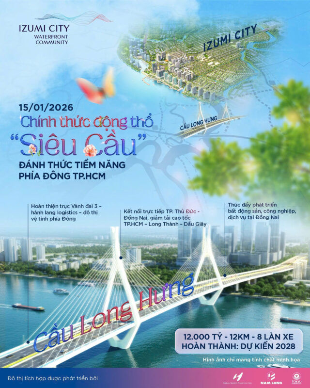 Động thổ Dự án Đầu tư xây dựng cầu Long Hưng