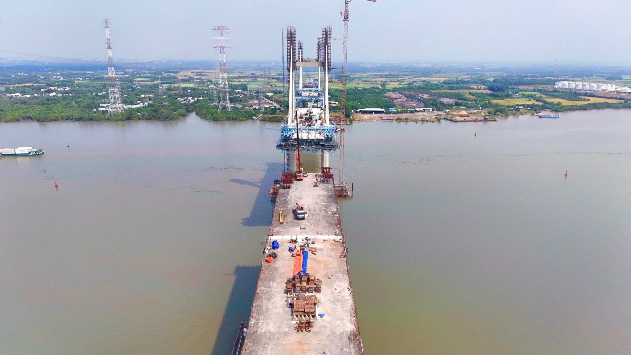 Khi cầu Phước Khánh hoàn thành, tuyến cao tốc Bến Lức – Long Thành sẽ được kết nối thông suốt từ miền Tây sang miền Đông.