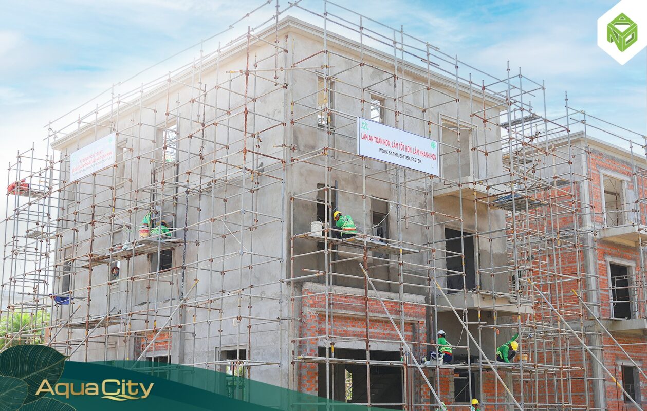 Công trường Ever Green sôi động những ngày đầu năm, nhịp thi công khẩn trương mở ra diện mạo đô thị mới năm 2026.